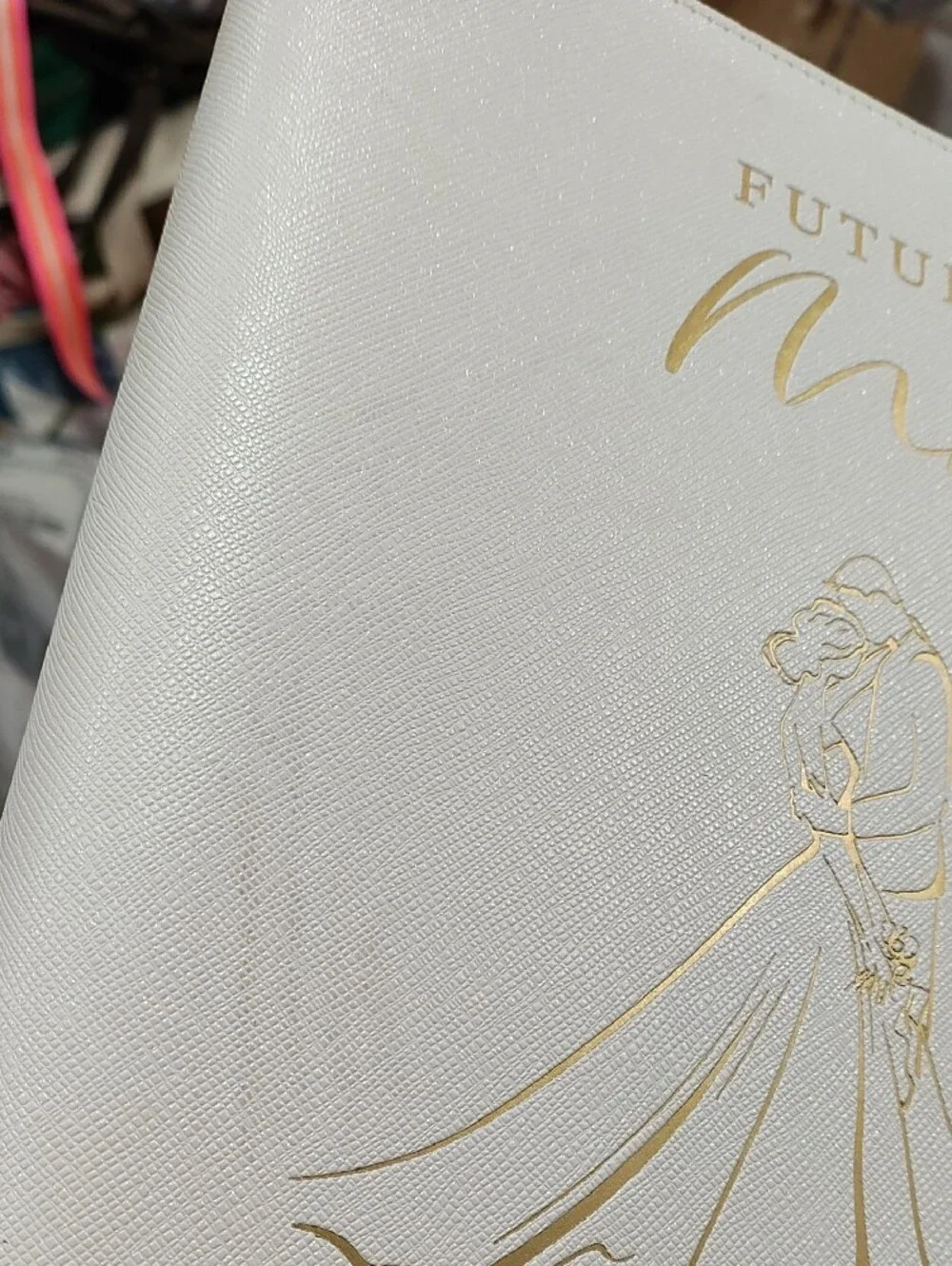 Future Mrs. Wedding Planner Organizer - White with Gold Accents